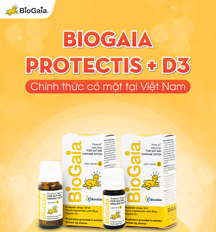 Biogaia + Vitamin D3 chính thức có mặt tại Việt Nam